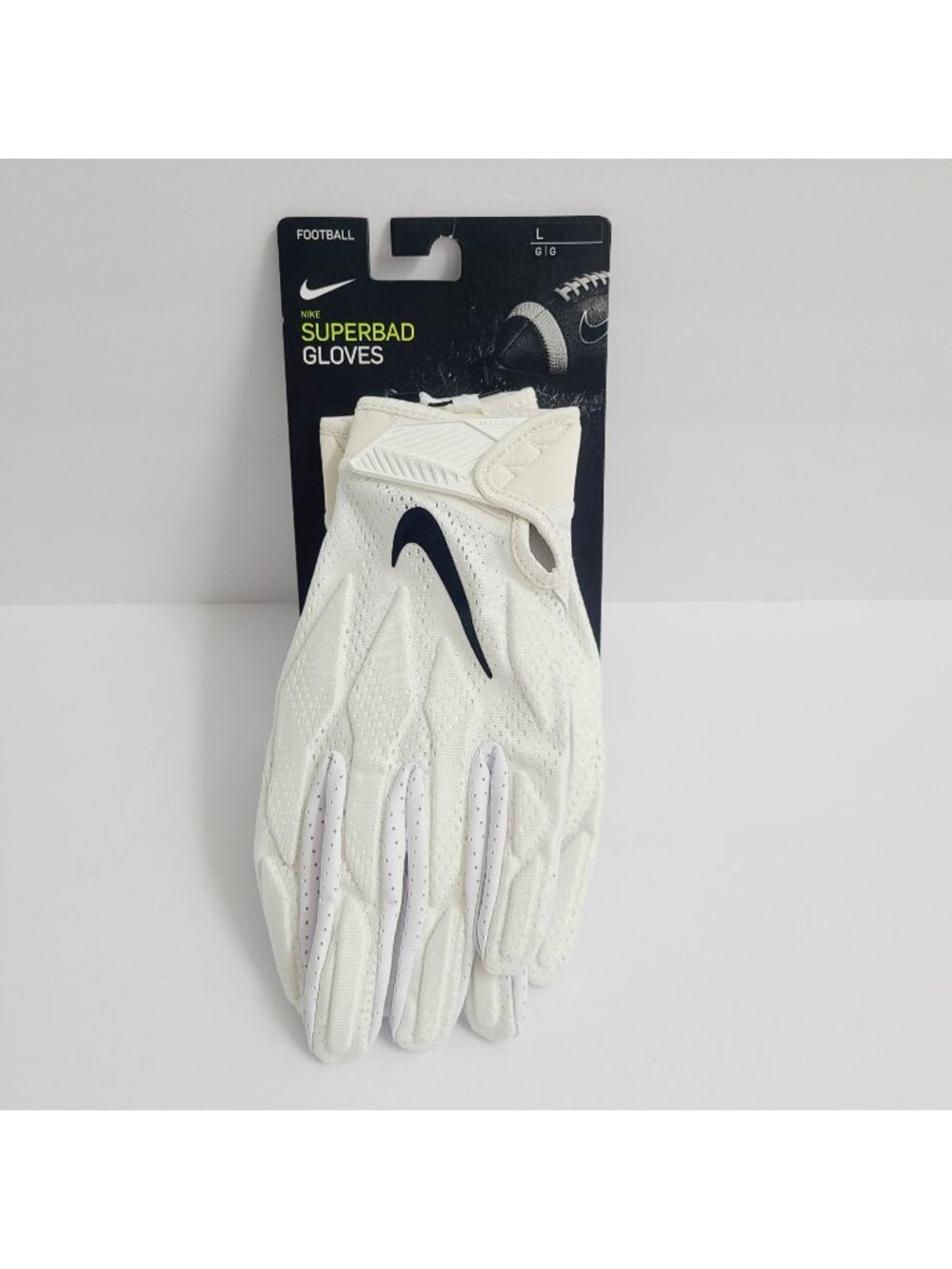 Nike Superbad 4.5 Football Gloves PGF873-102 Size L White